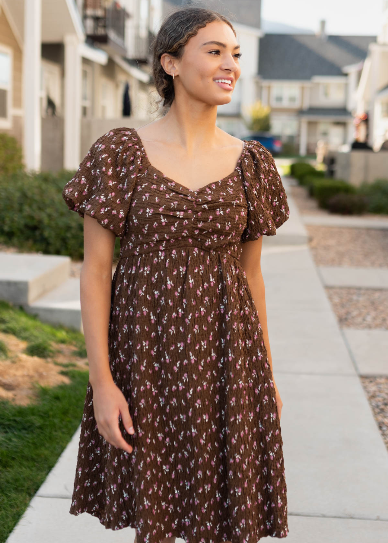 Indie Brown Floral Dress Tea N Rose X-Large Indie Brown Floral Dress Tea N Rose X-Large