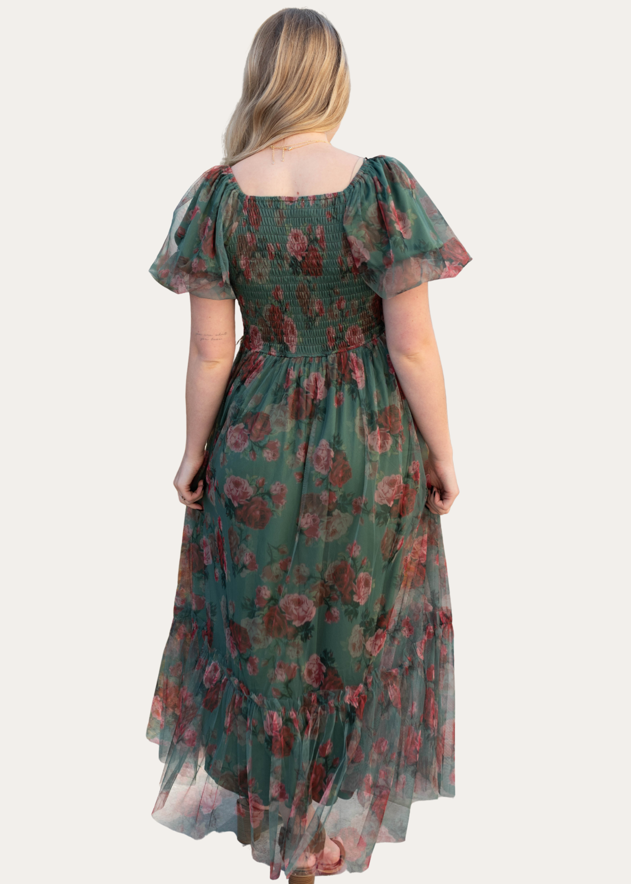 Isabella Green Tulle Dress