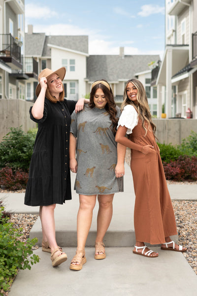 Jackie Charcoal Dress