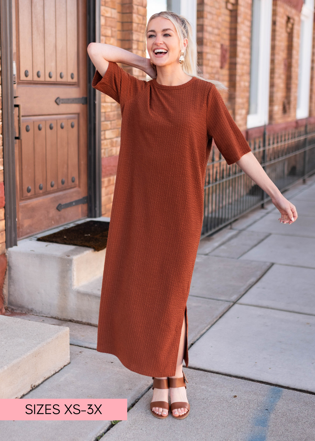 Jennifer Rust Dress - Fall Dress