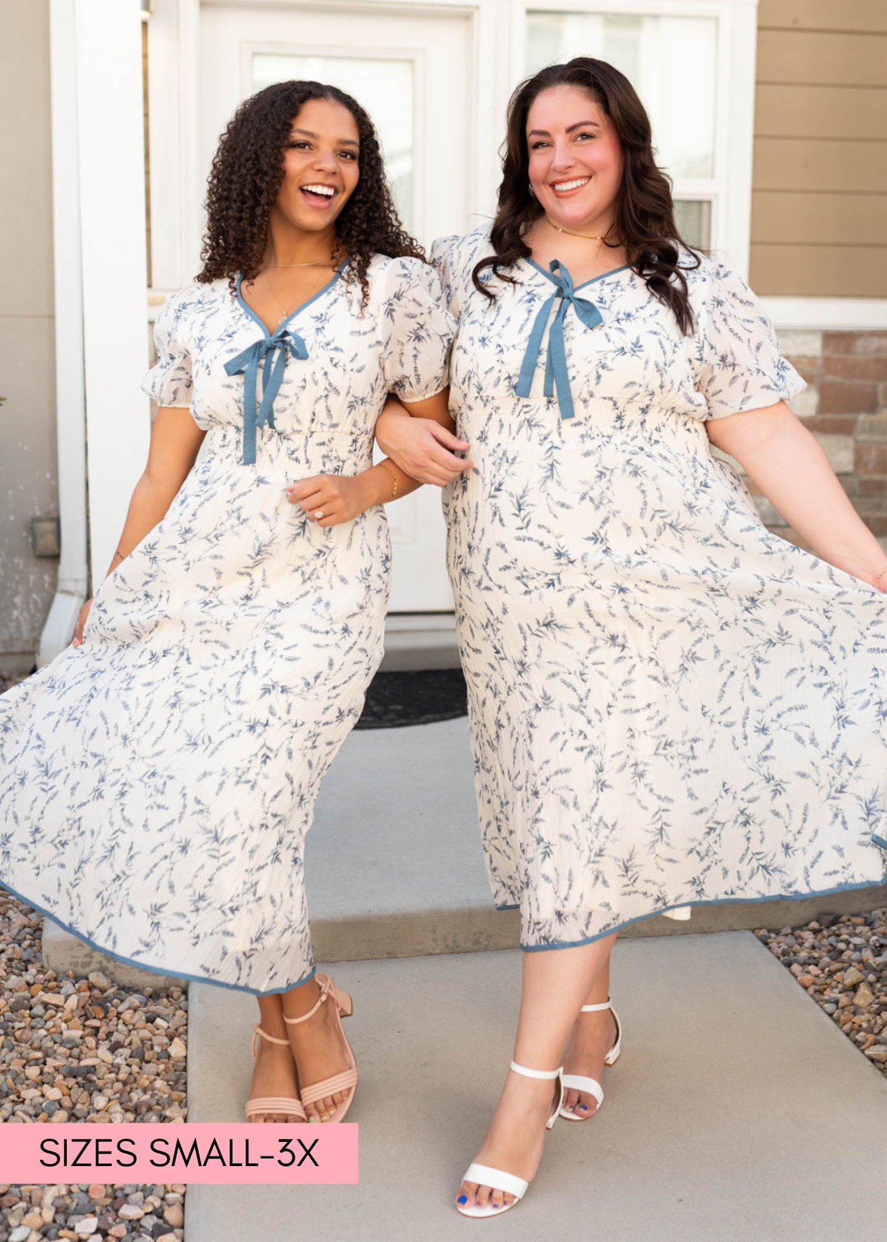 Jillian Cream Floral Dress