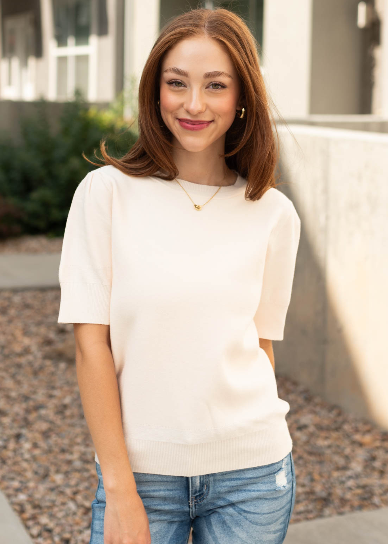 Ivory sweater