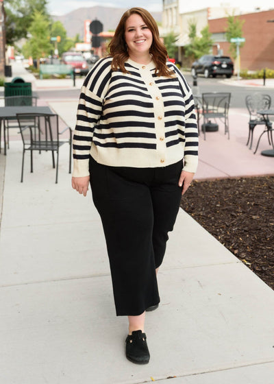 Josee Striped Cardigan