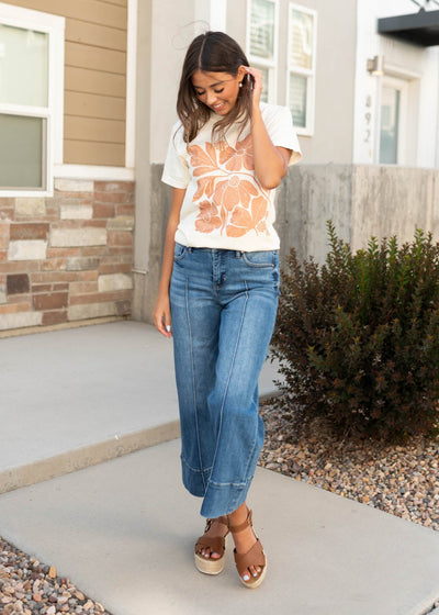 Julie Denim Wide Leg Pants