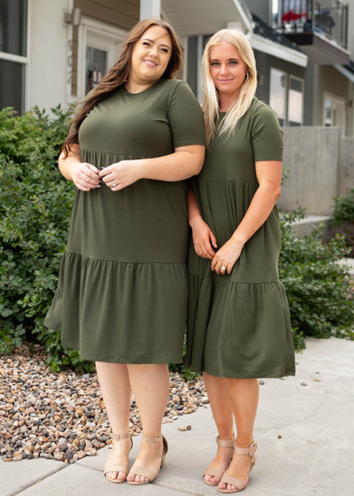 Kim Olive Dress