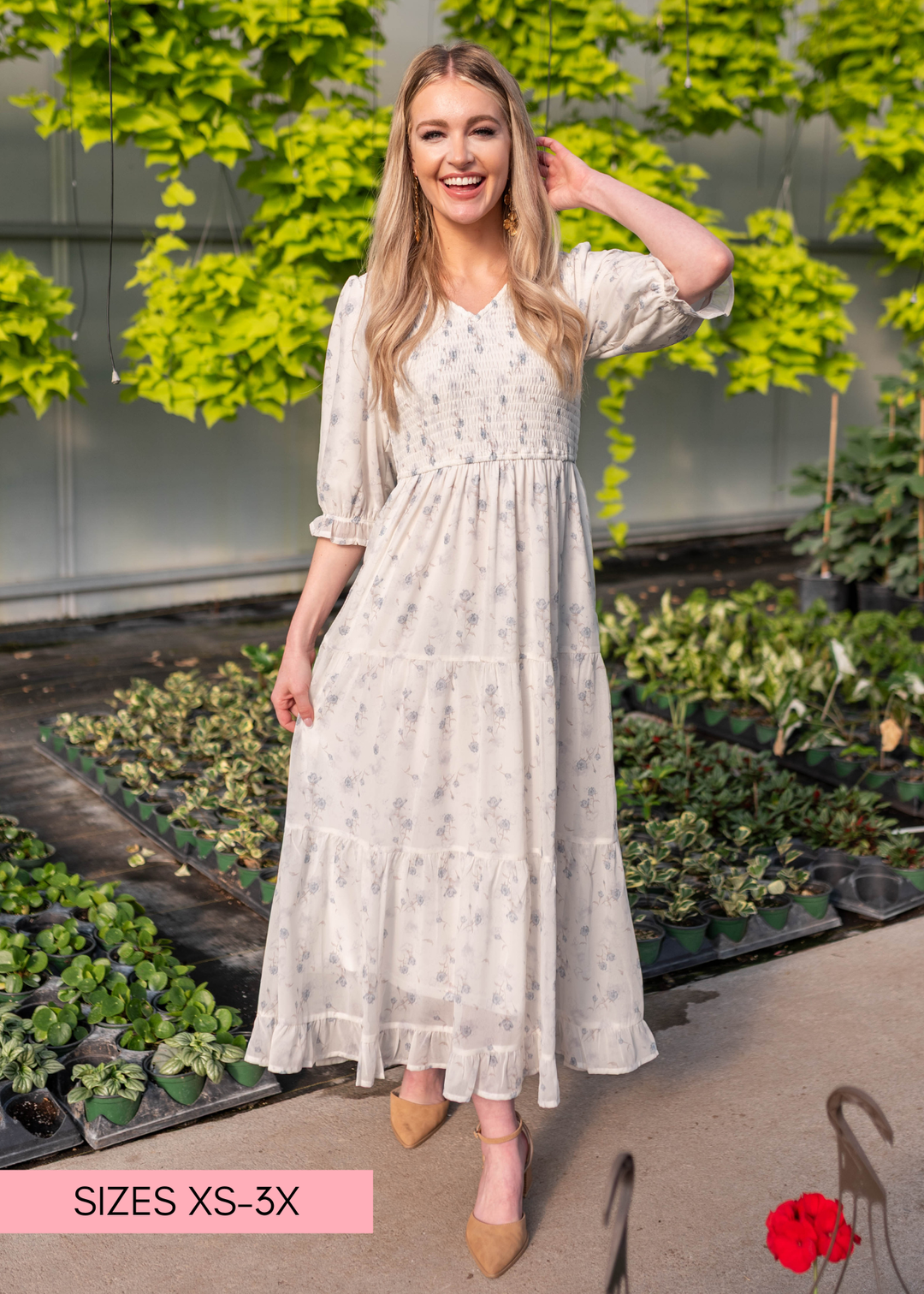 orange creek dresses Imogen Orange Floral Print Maxi Dress - US 10