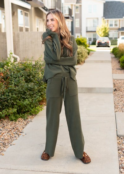 Lexi Forest Green Sweater