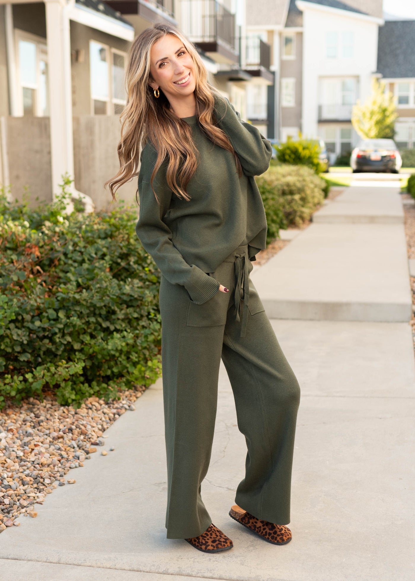 Lexi Forest Green Sweater