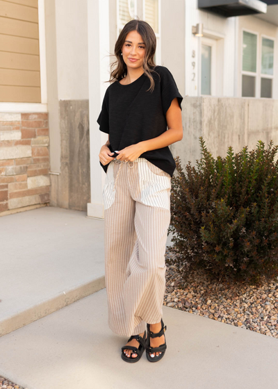 Black knit top xs to xl and plus size 1x to 3x