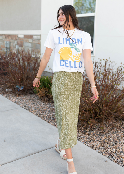 Small limon cello graphic tee