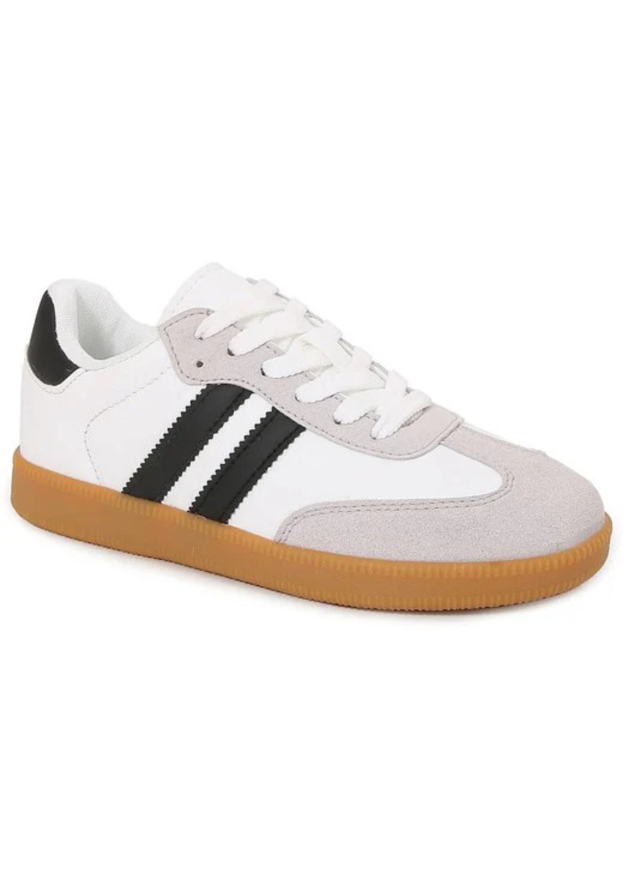 Black and white sneakers