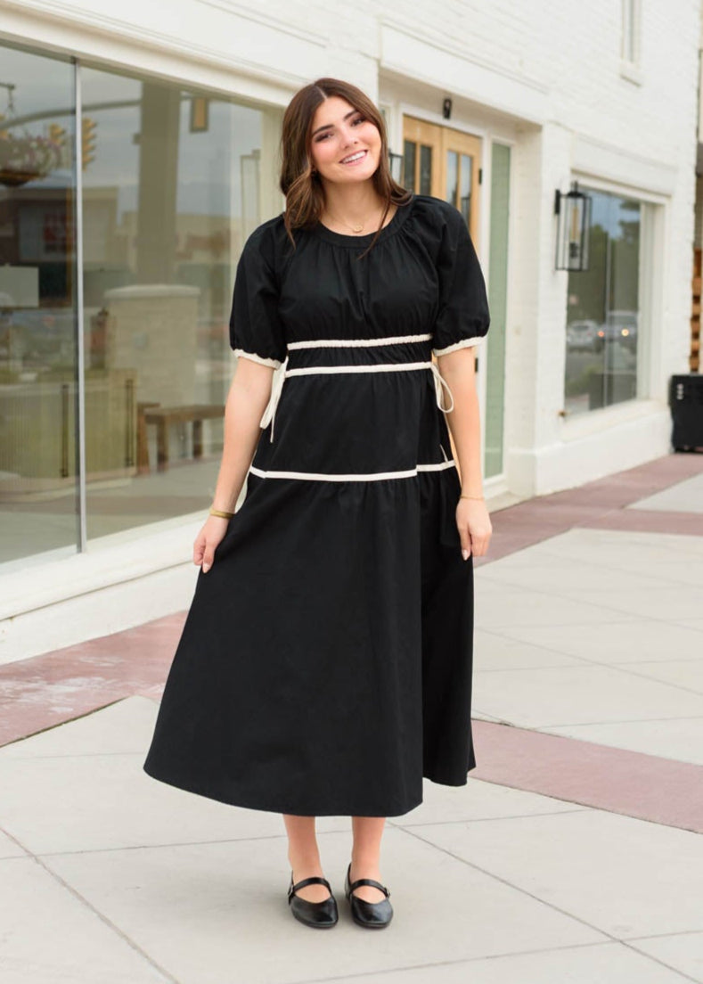 black long sleeve dress turtleneck The Turtleneck Sweater Dress in Cashmere