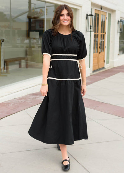 Maddie Black Tie Dress