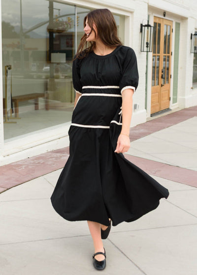 Maddie Black Tie Dress