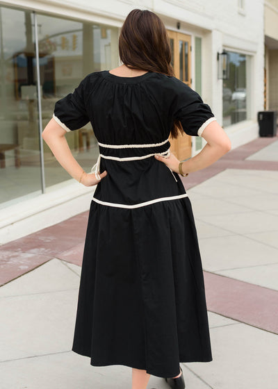 Maddie Black Tie Dress
