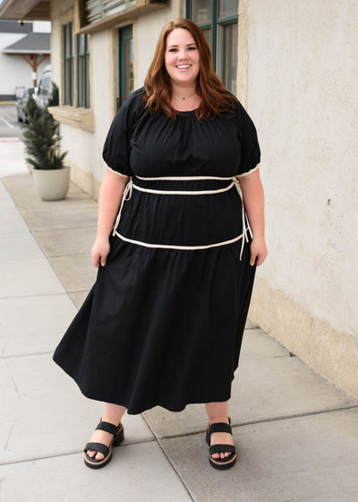 Maddie Black Tie Dress