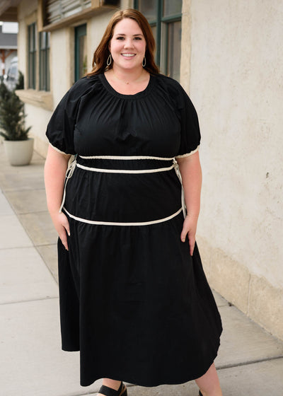 Maddie Black Tie Dress
