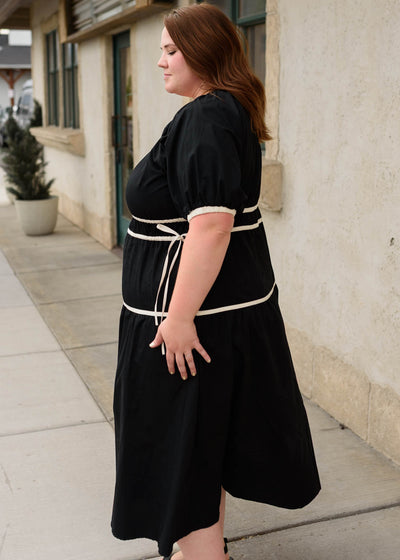 Maddie Black Tie Dress