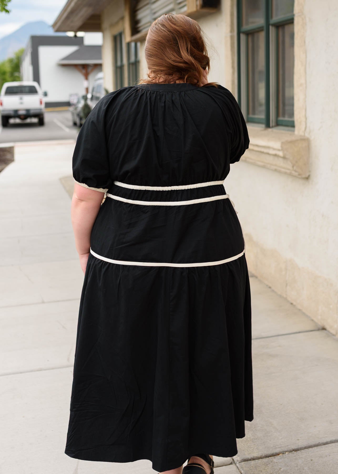 Maddie Black Tie Dress