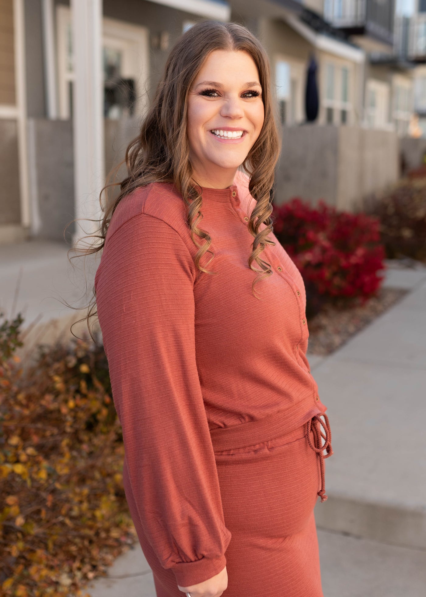 Maggie Burnt Sienna Cardigan