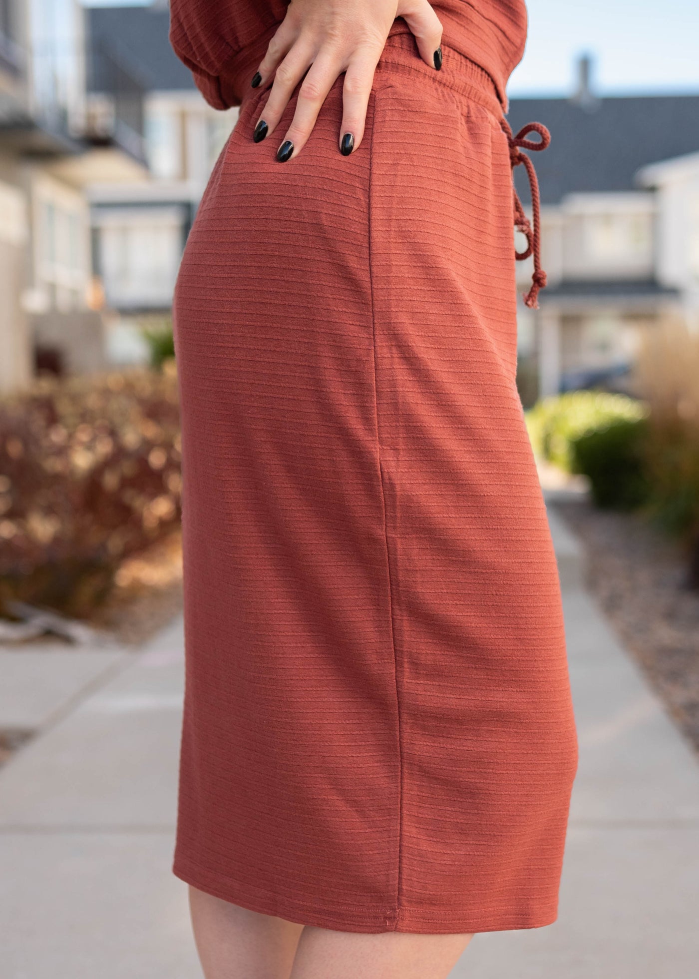 Maggie Burnt Sienna Skirt