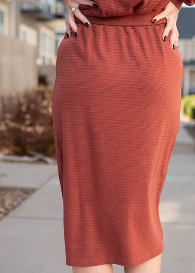 Maggie Burnt Sienna Skirt