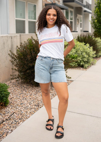Short sleeve mama ash grey tee