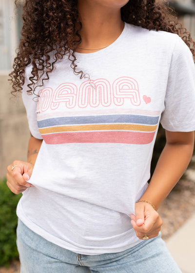 Graphic mama tshirt ash grey tee
