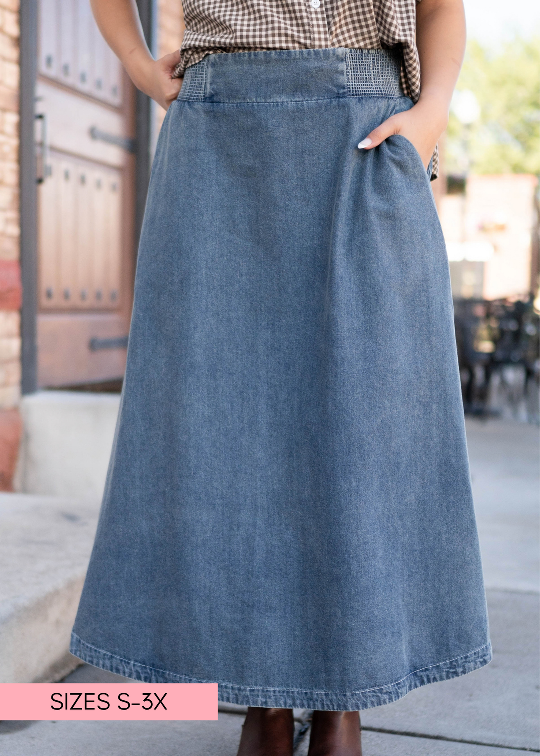 Plus Size Skirts — Midi, Maxi & Everyday Styles 1X–3X | Lena Layne
