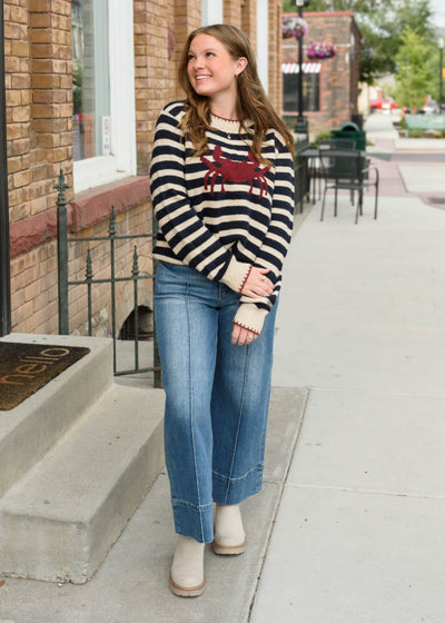 Millie Striped Pattern Sweater