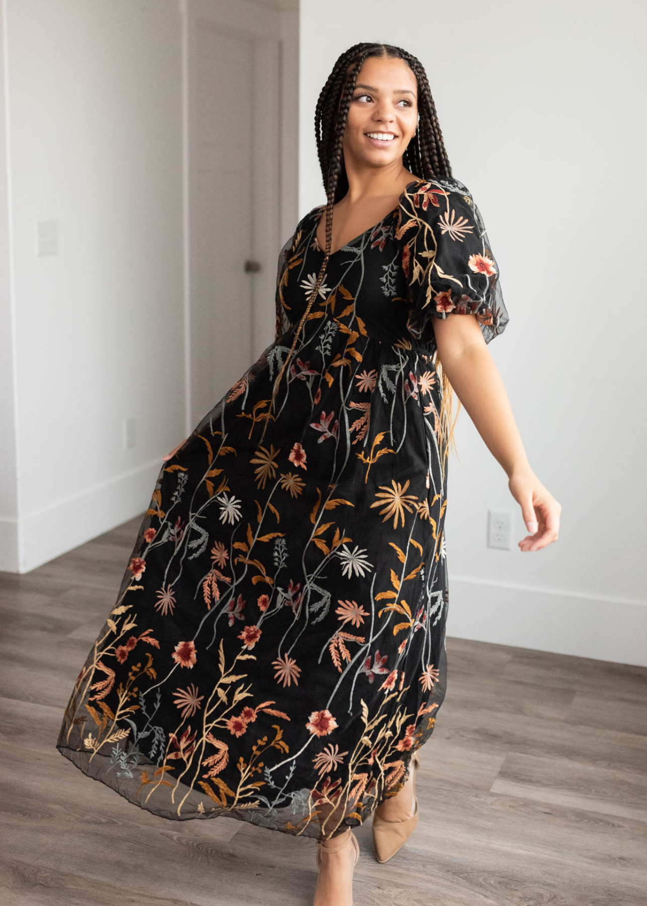 Nicola Black Embroidered Dress Polagram Lena Layne Nicola Black Embroidered Dress Polagram Lena Layne