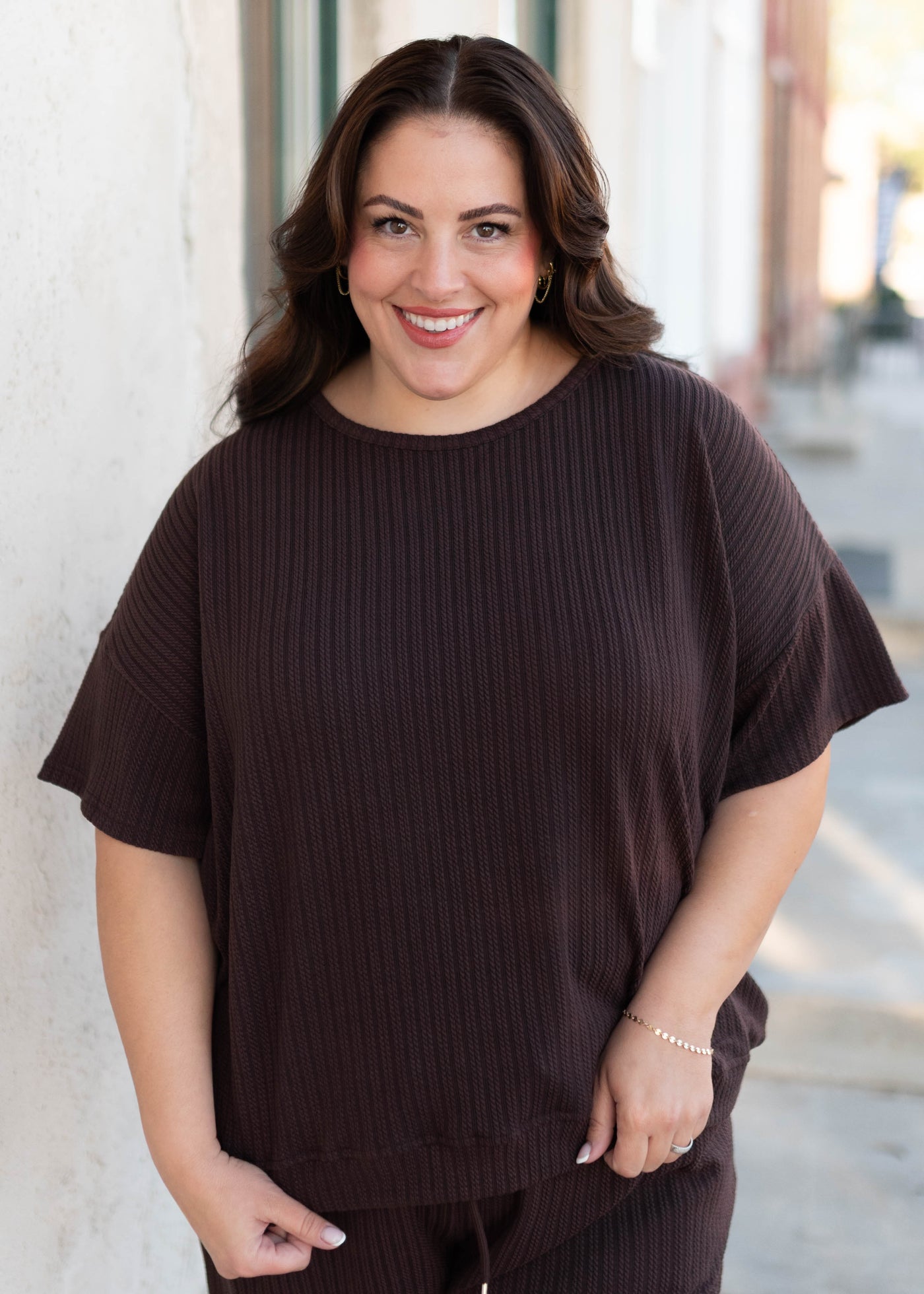 Oaklyn Dark Brown Top