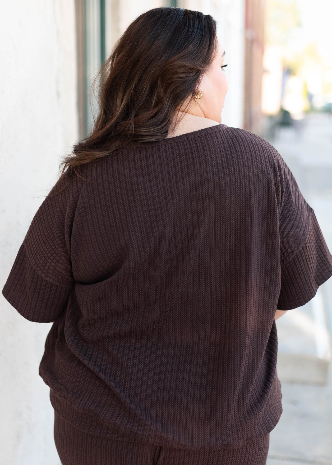 Oaklyn Dark Brown Top