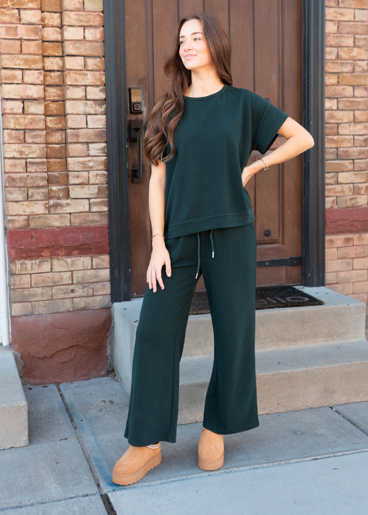 Oaklyn Forest Green Top