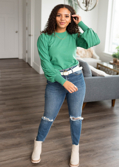 Rosemary green sweater