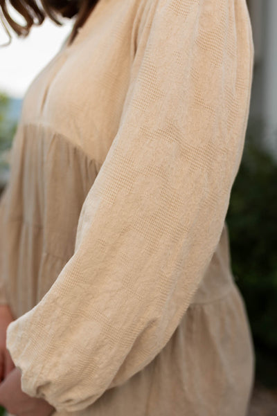 Fabric texture of a stone dress