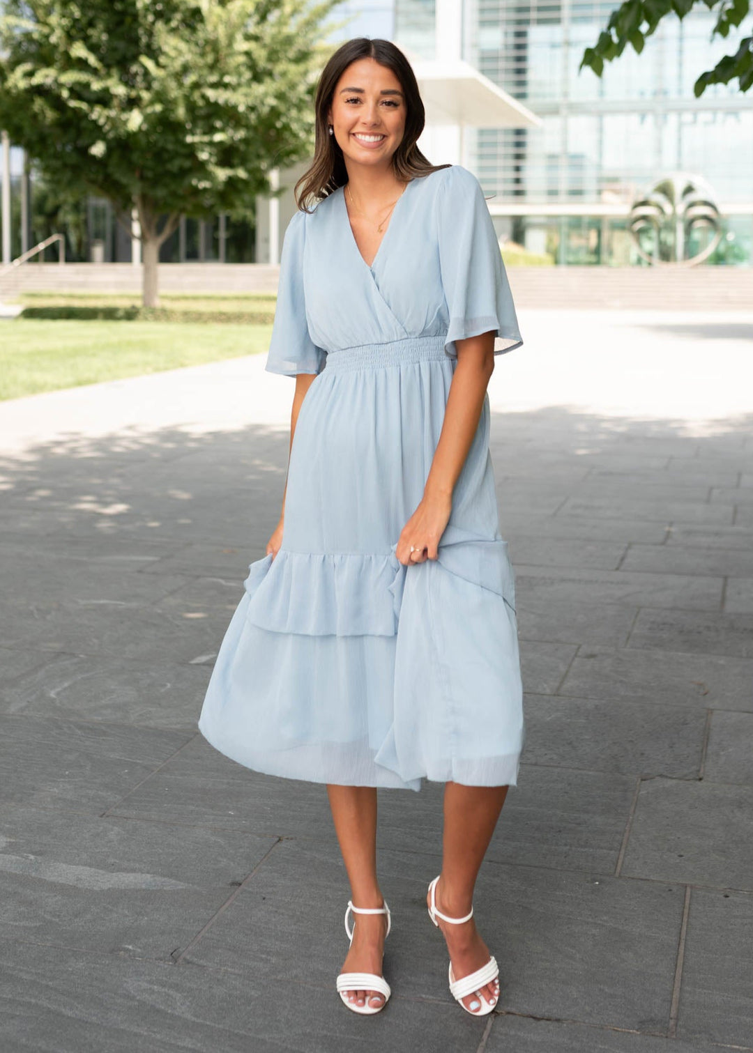 Rea Light Blue Dress