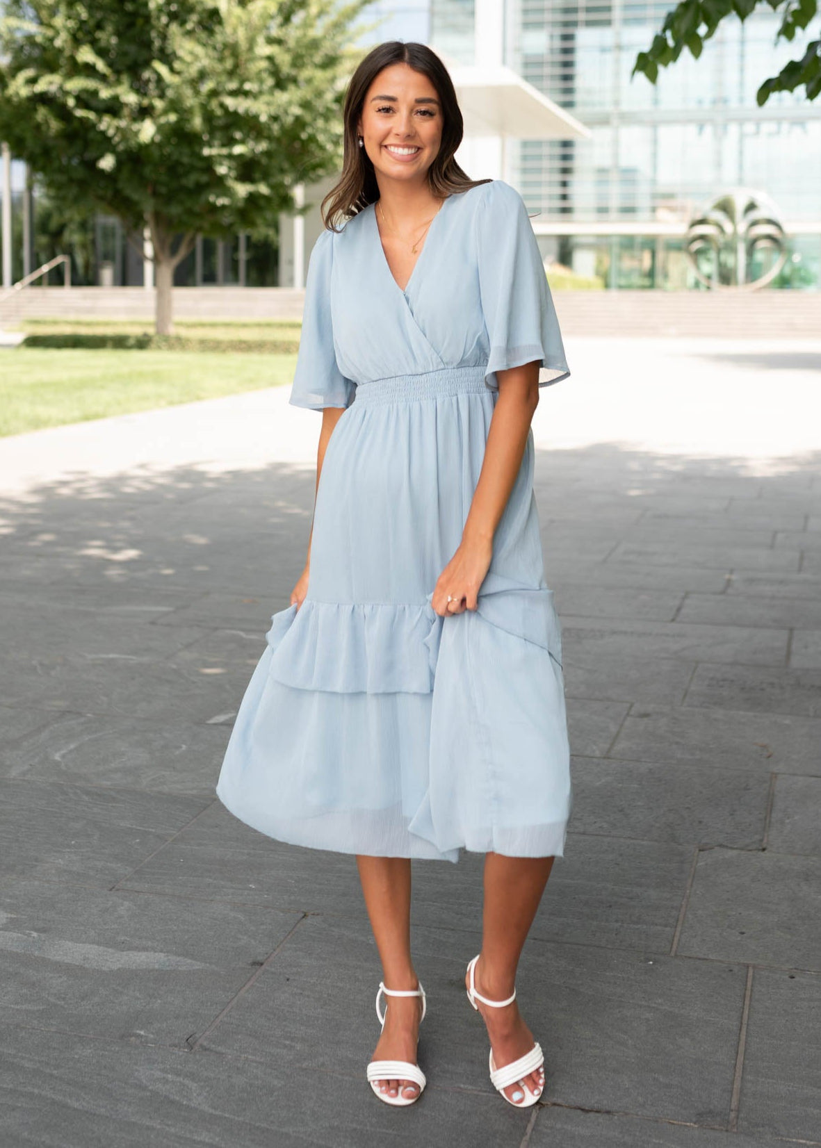 Rea Light Blue Dress