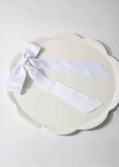 White bow