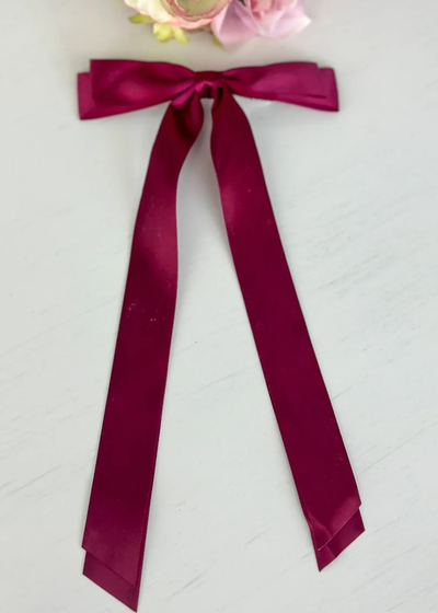 Red wine bow