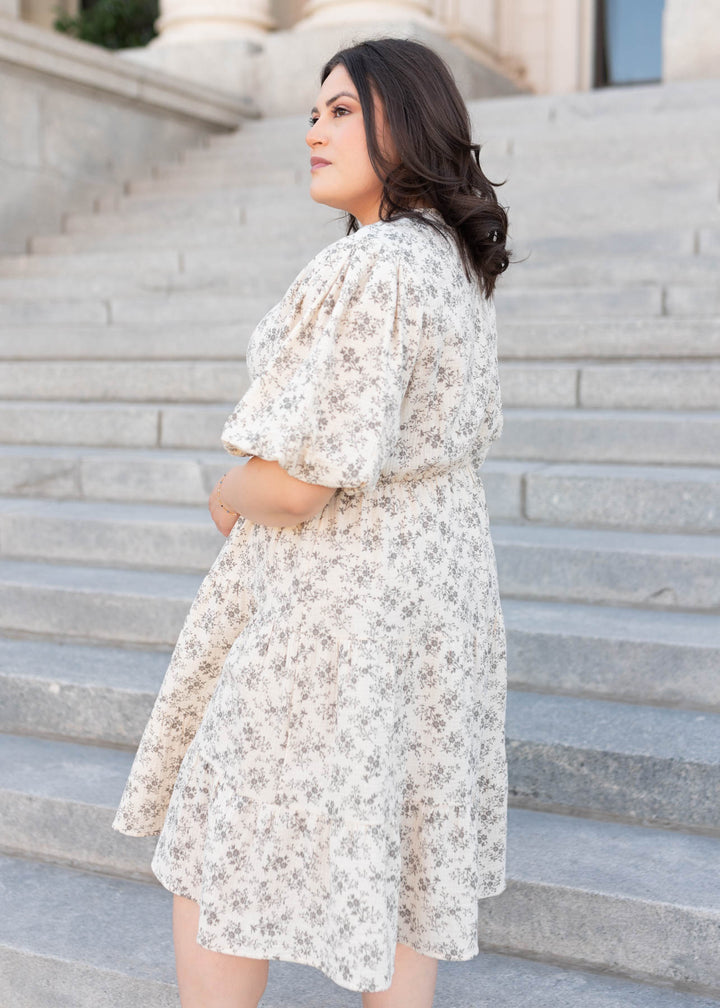 floral dress Remie Natural - Floral Dress Frandern - Gray - Looking for something to Double Spaghetti Straps Select Shoes Size:40