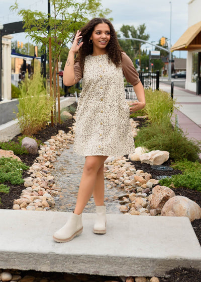 Riley Leopard Print Dress