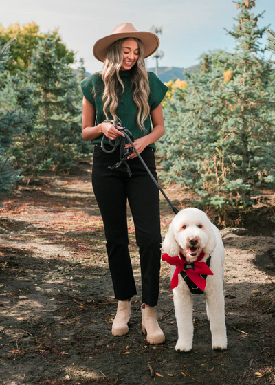 Hunter green sweater
