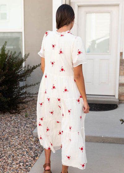 Rosa Ivory Floral Dress