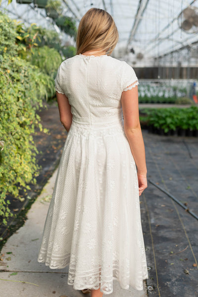 Rosalia Ivory Lace Dress