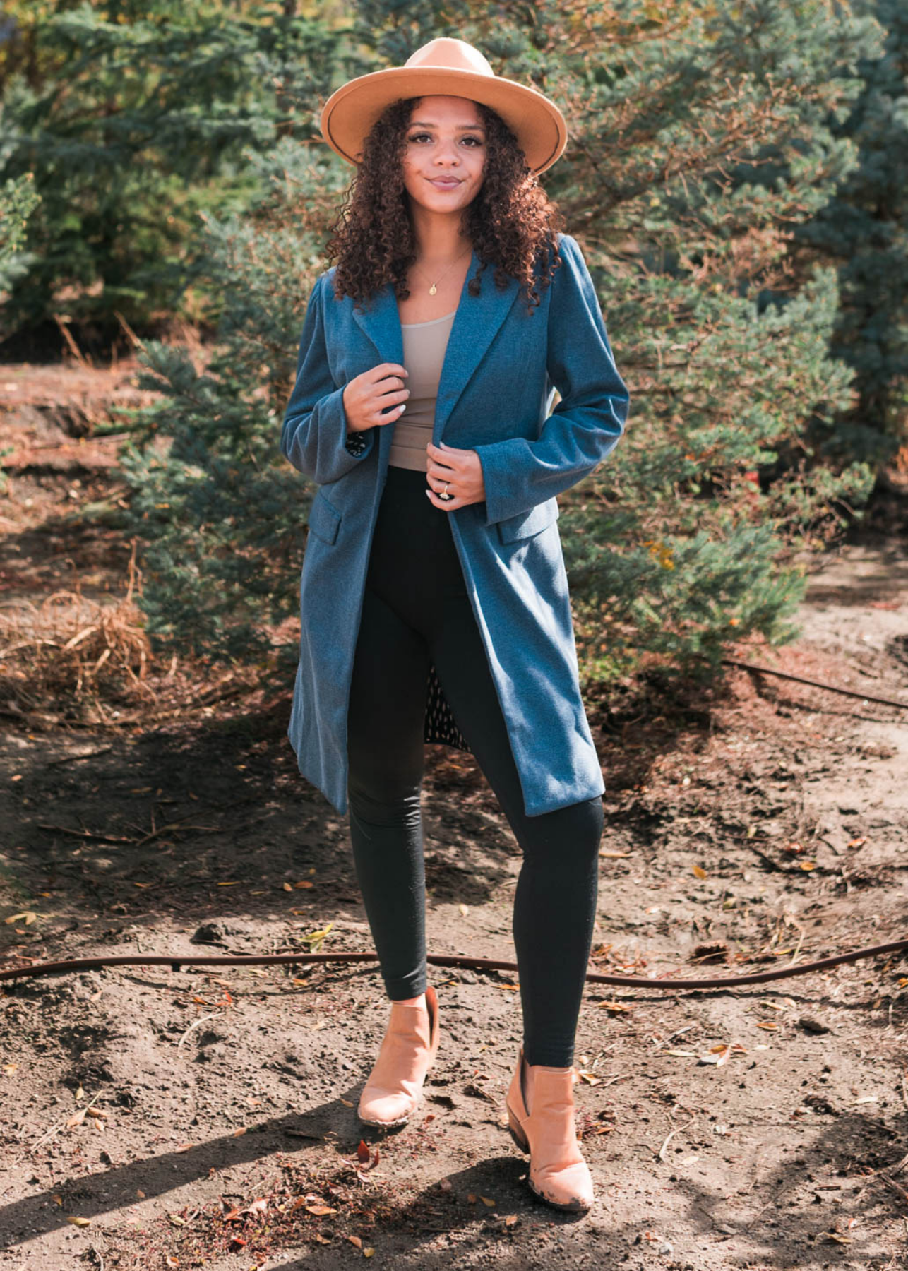 Indigo coat