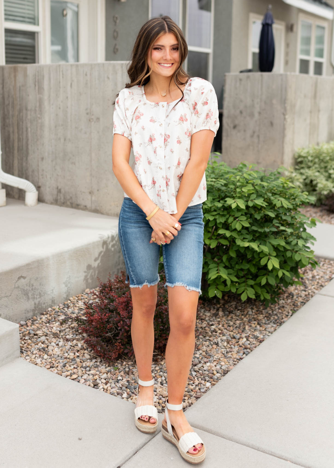 Rosie Ivory Floral Top