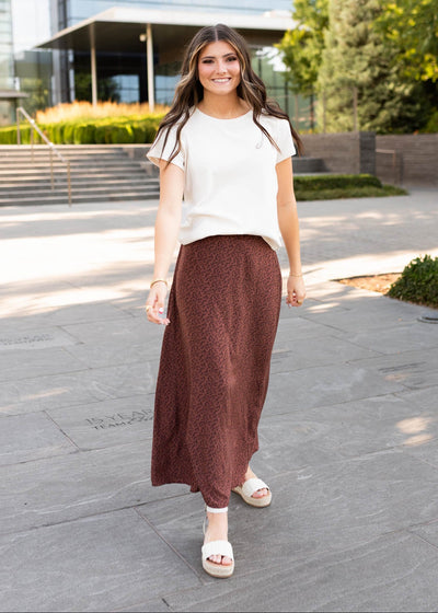 Sabrina Chestnut Pattern Skirt