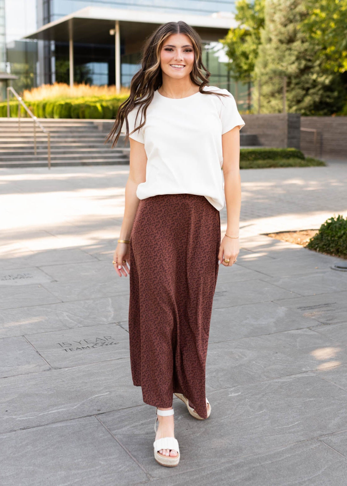 Sabrina Chestnut Pattern Skirt