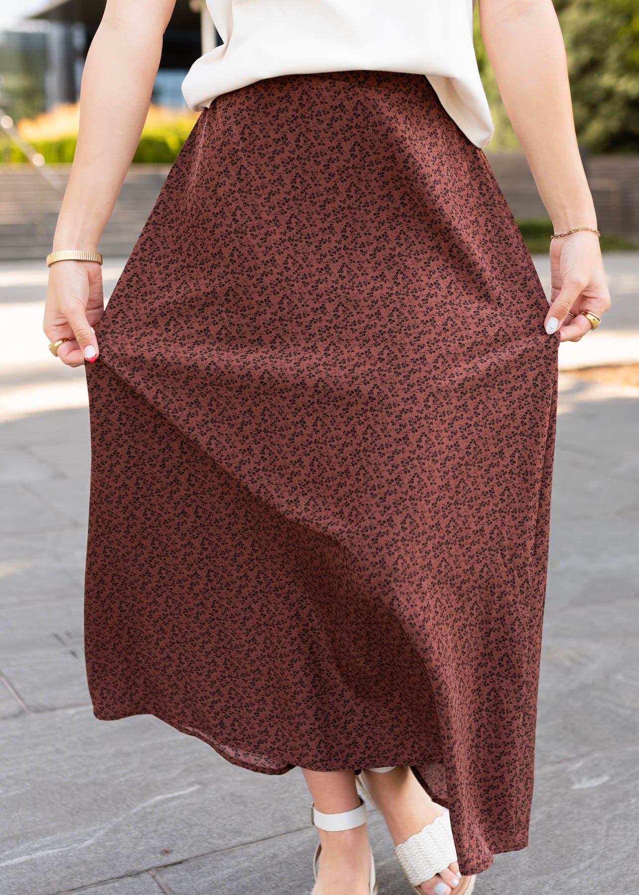Sabrina Chestnut Pattern Skirt